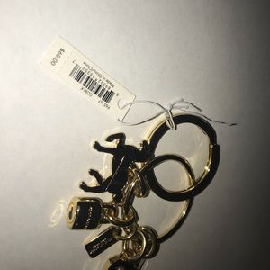 COACH HORSE LOCK KEY MULTI MIX CHARMS